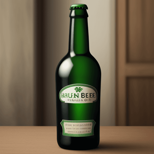 AI generated: Green bottle