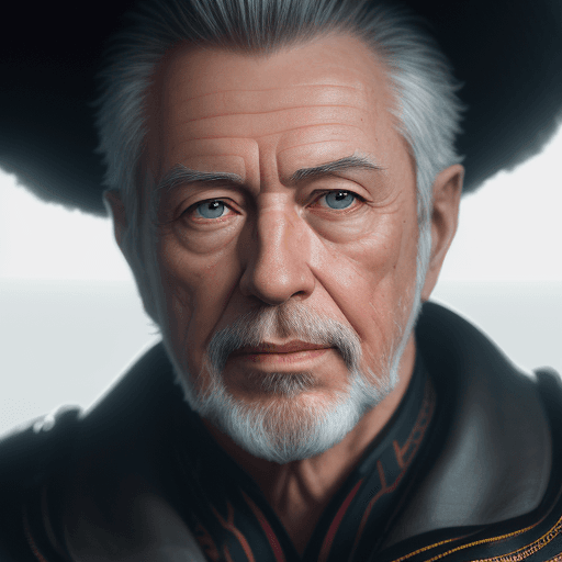 AI generated: Typography portrait of a man, highly detailed, smooth, sharp focus, cinematic lighting, atmospheric,...