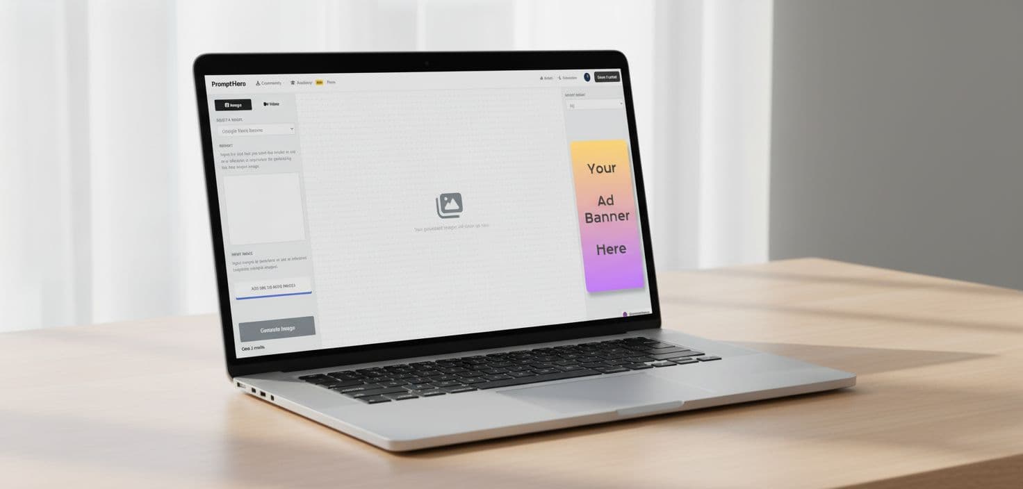 AI generated: A realistic Apple MacBook Pro on a clean minimalist desk, aluminum body, slightly open position show...