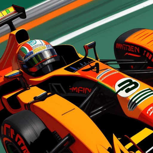 AI generated: Ayrton senna , artistic design , colorful , abstract , raceing vibe , formula 1 , mc laren
