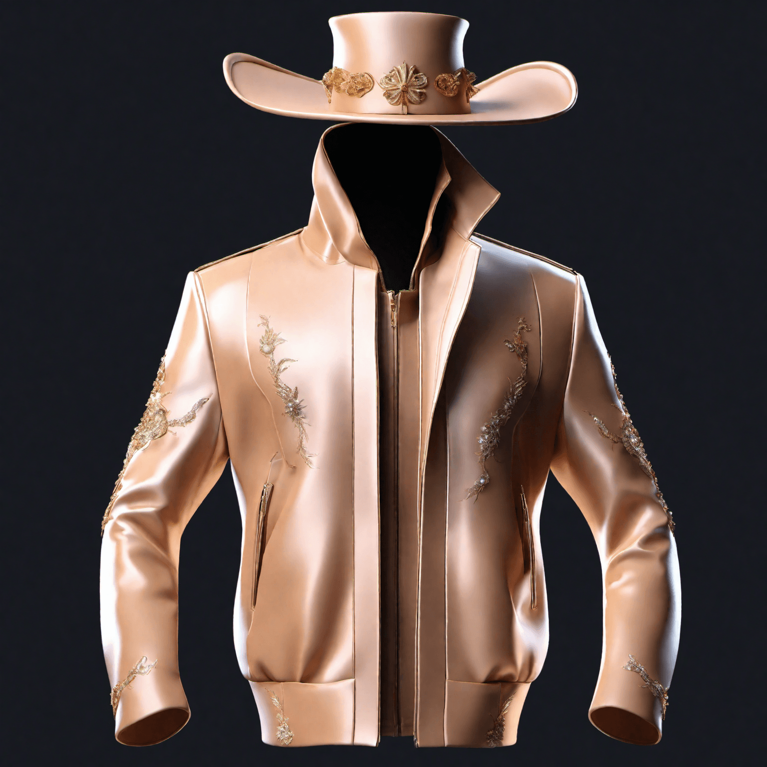 AI generated: concept fashion design of a luxury cloth design , laagam, loewe, aimeleondore, behance, lyco art, be...