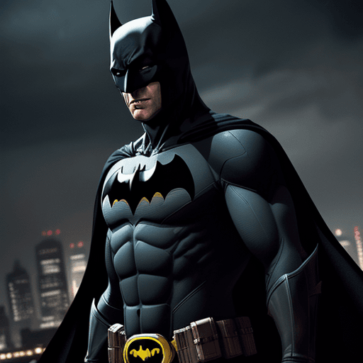 AI generated: Batman in heven ,4k ultra hd