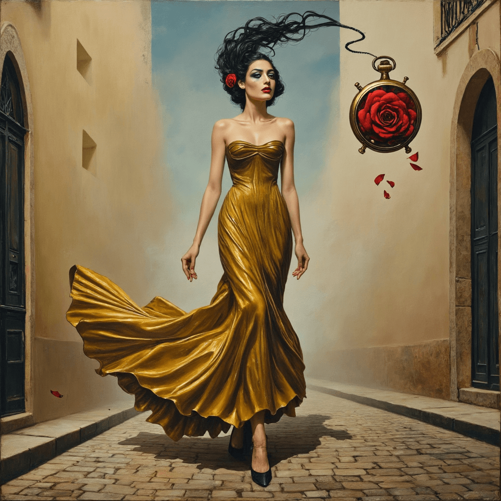 AI generated: (Surrealism:1.7, Salvador Dalí late-life style:2.0, Dreamlike distortion:1.6, Hyperreal textures:1.5...
