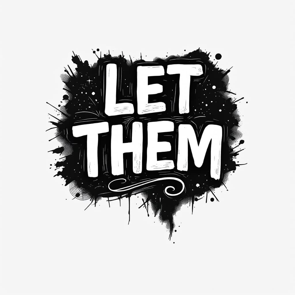 AI generated: word art that says LET THEM