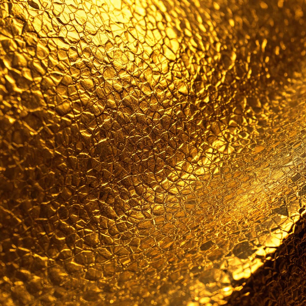 AI generated: An ultra-high-definition close-up of rich, textured gold metal, exuding luxury and sophistication. T...