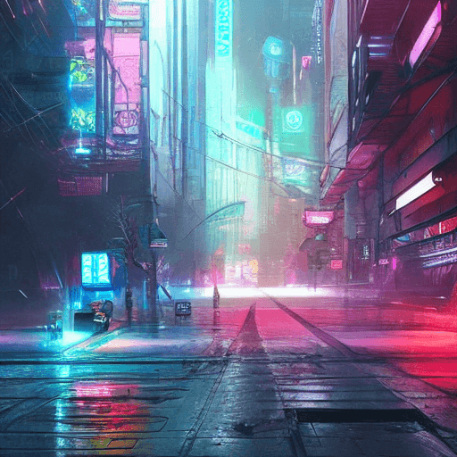 AI generated: lord shiva, cyberpunk, beautiful image, cyber city, neon lights, beautiful wallpaper, trending top o...