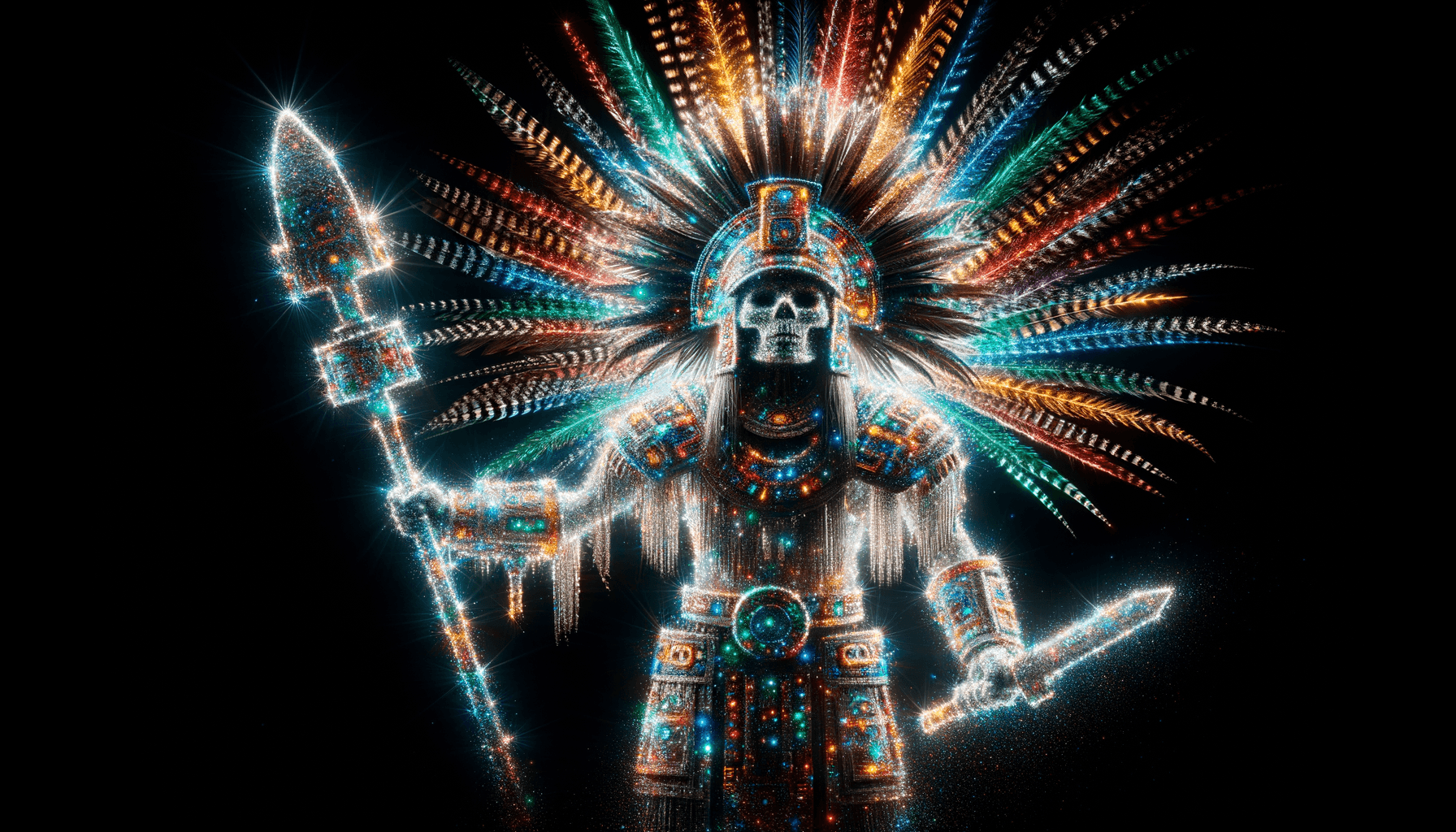 AI generated: made of light