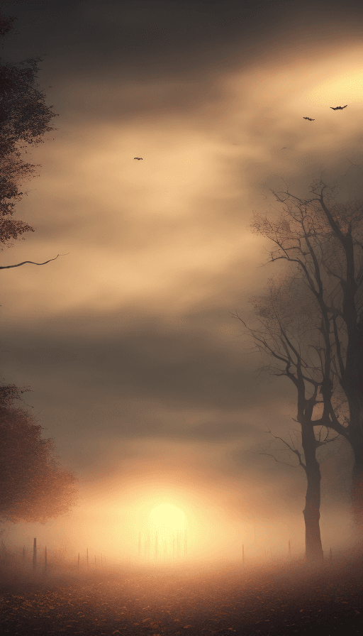 AI generated: Photo of a Halloween nightmare, dramatic light, pale sunrise, cinematic lighting, 4k, hyper-realisti...