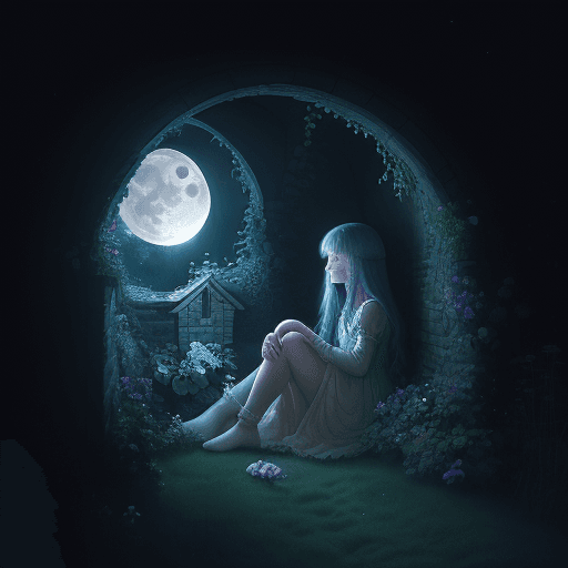 AI generated: High resolution photography In a quiet village nestled between rolling hills, there lived a girl nam...