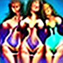 AI generated: 2girls, 3girls, woman with a (penis) having sex, suggestive posture, (vascular veins:1.1), frenulum,...