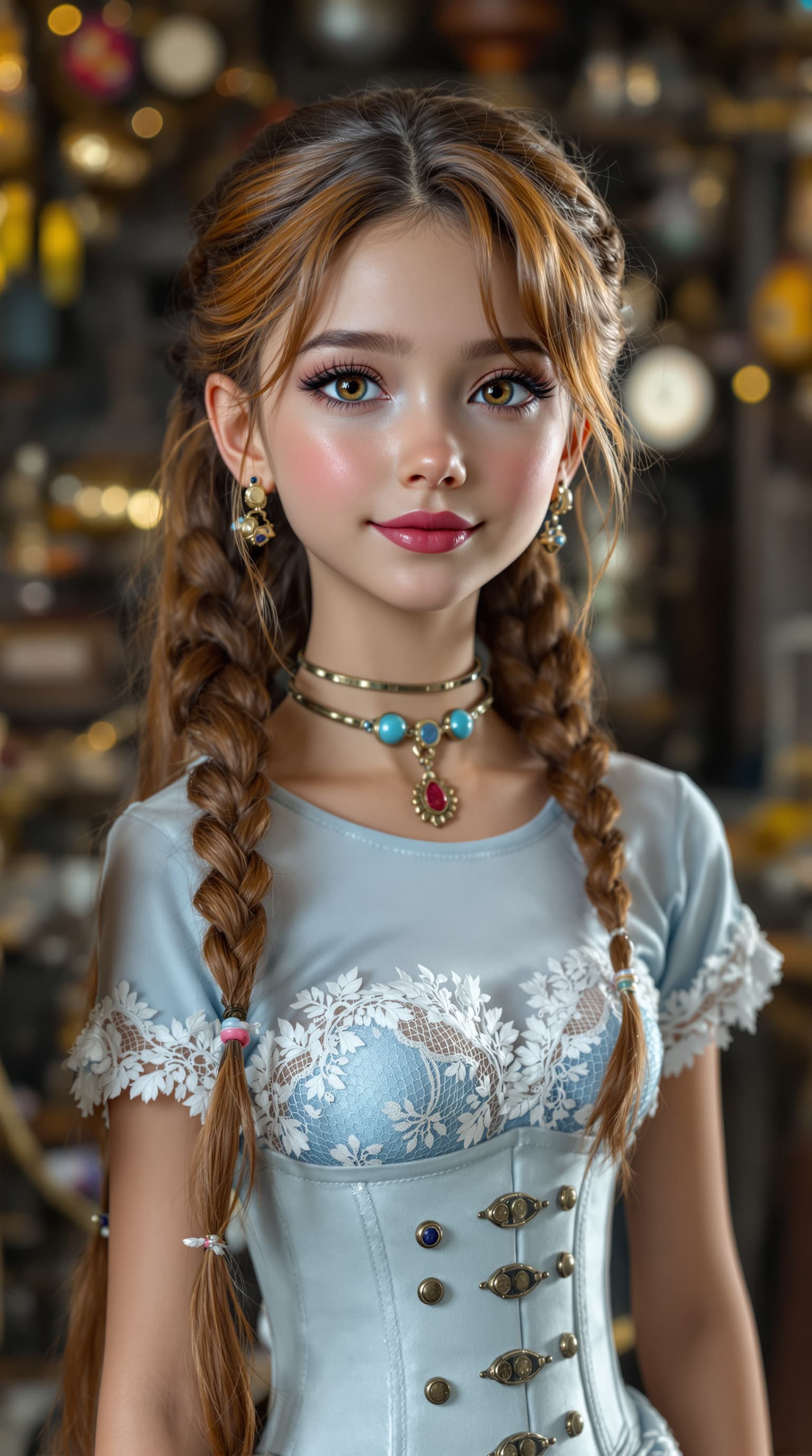 AI generated: A professional photo of the most beautiful sixth-grade girl in the world, highly detailed and futuri...