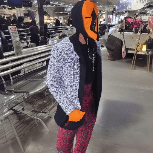 AI generated: hark having a great fashion sense, 8k