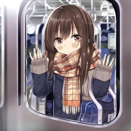 Against Glass (train interior) - Image 3