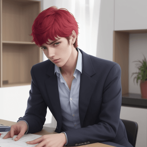 AI generated: persona presionando un boton muy entusiasmado
