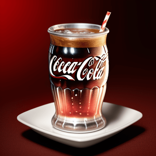 AI generated: a cup of coca cola