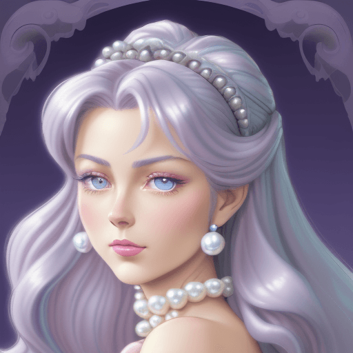 AI generated: A graceful and elegant game character, 2010s Decor style, with subtle makeup, Arcade 1990s Point And...
