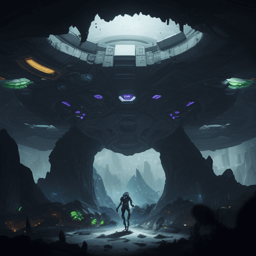 AI generated: ((League of Legends: Ekko),(a man:1.4),Plug Suit),Sprawling underground landscapes,A large circular ...