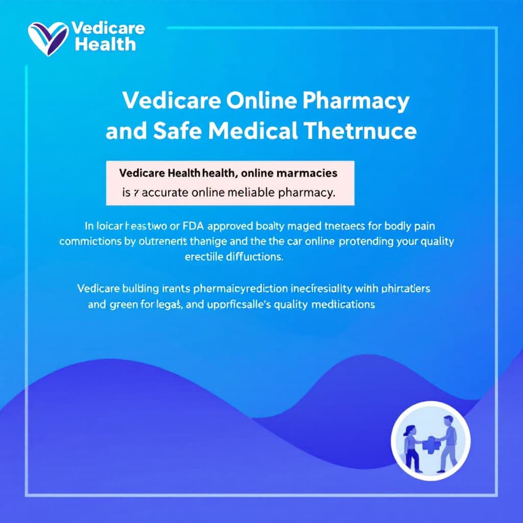 AI generated: Vedicare Health is a reliable online pharmacy that provides accurate and safe medical services. It o...