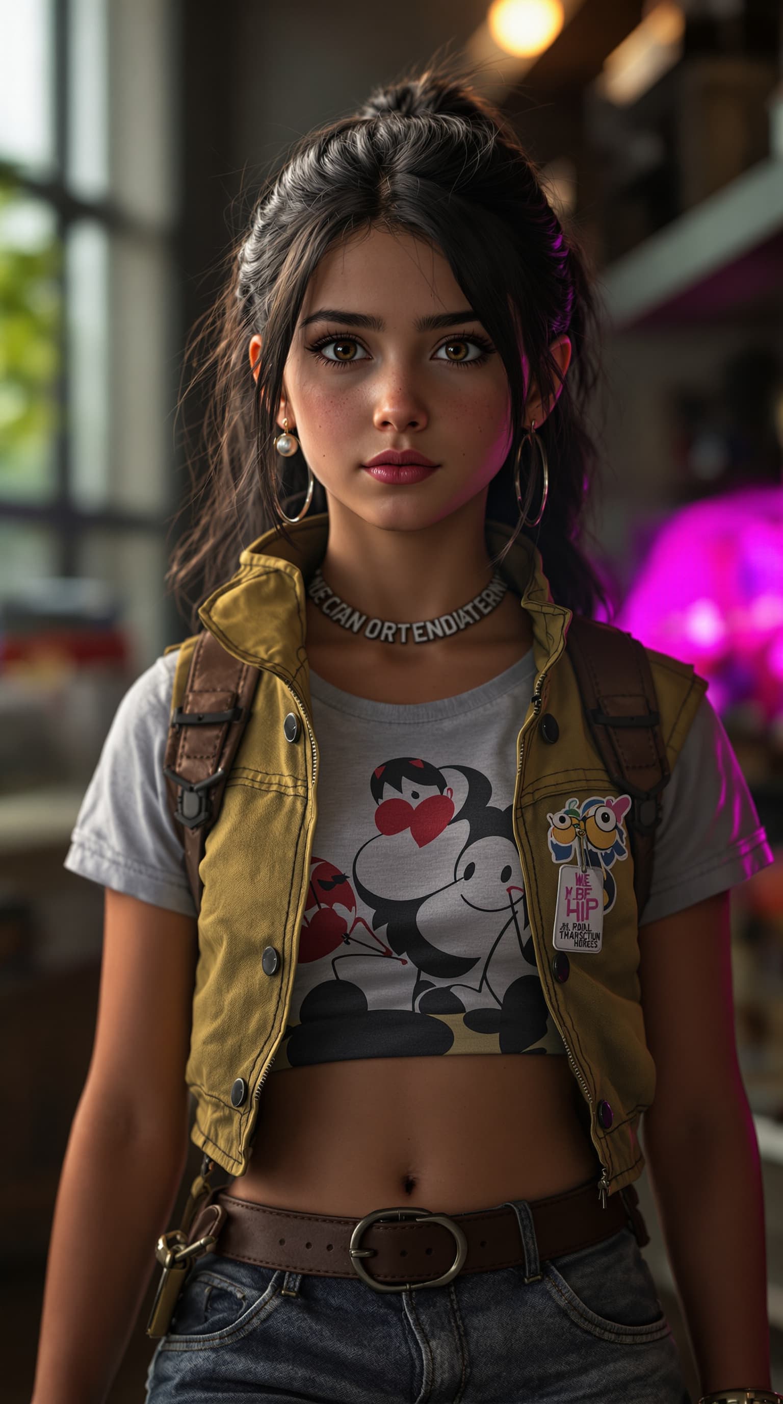 AI generated: A hyper-realistic depiction of YaYa Gosselin as Missy Moreno age eleven from We Can Be Heroes Create...