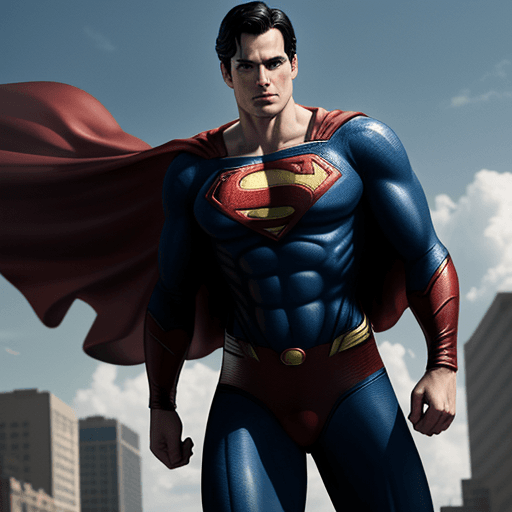 AI generated:   superman arrested by the police, 4 k ultra hd 