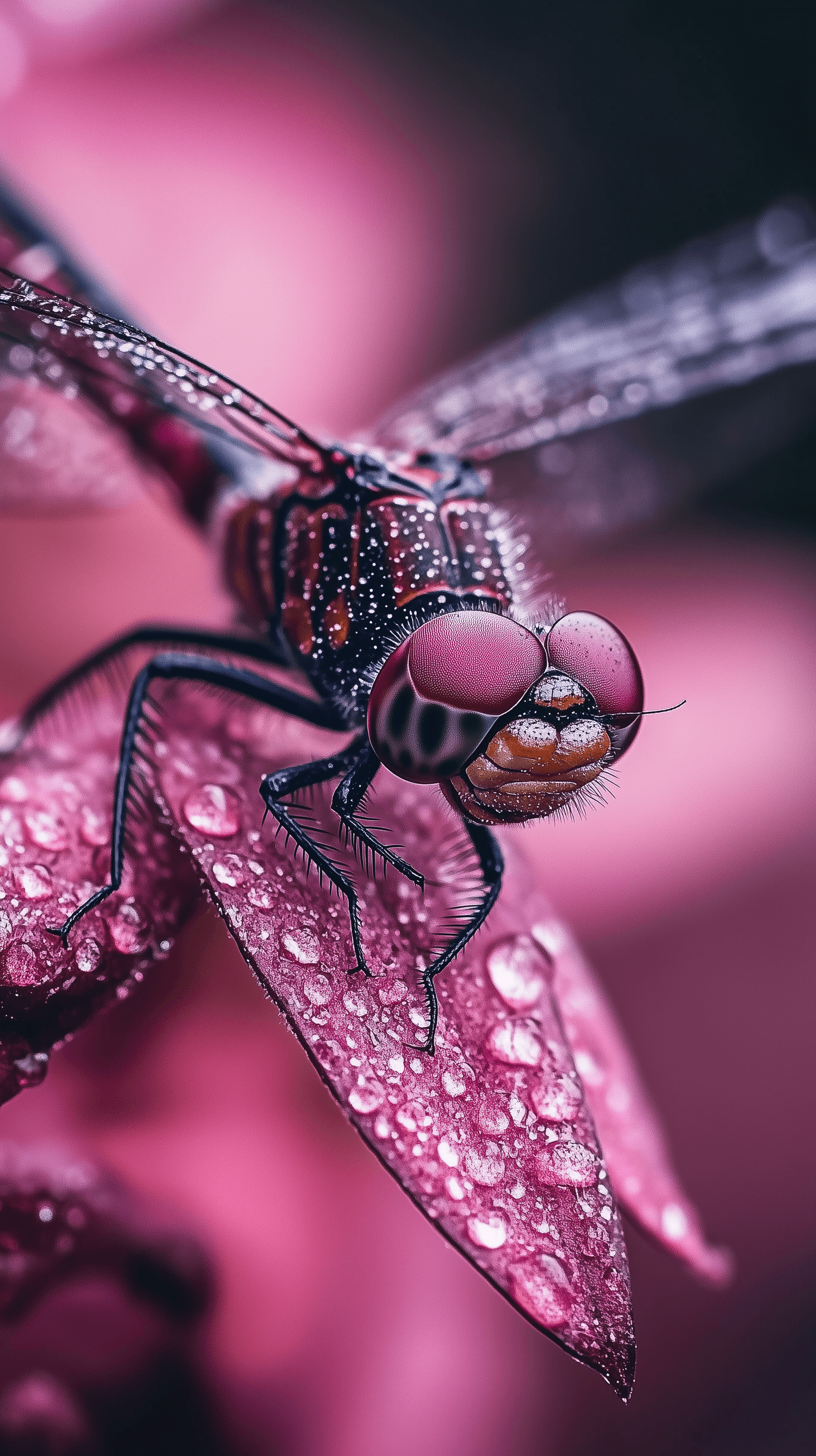 AI generated: Vivid Macro-Photography Shots --ar 9:16 --raw --stylize 400