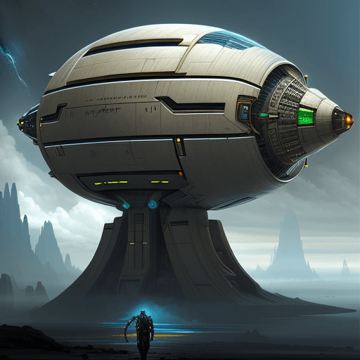 AI generated: Hyper realistic sci-fi fantasy masterpiece. 