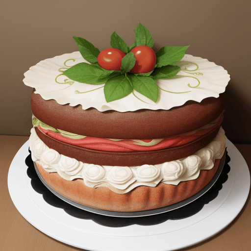 AI generated: torta, bela
