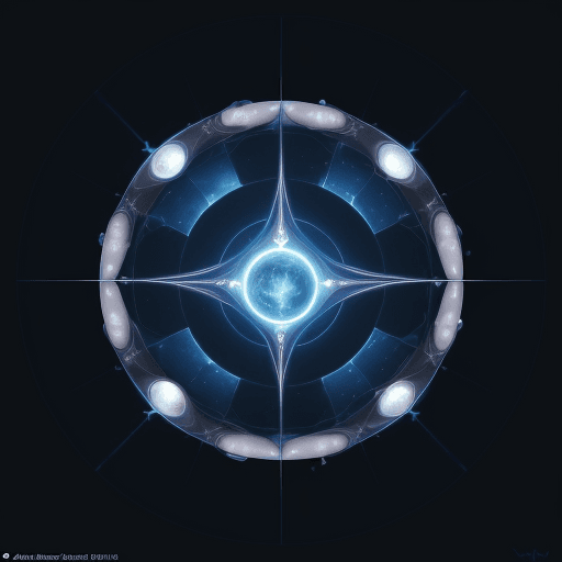 AI generated: Create an avatar representing the team 'Celestial Odyssey.' The design should feature a futuristic, ...