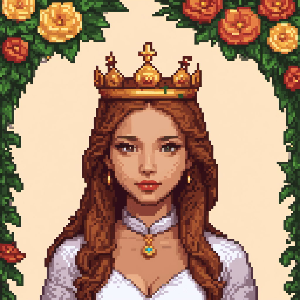 AI generated: Drawing an artistic digital image of a girl that has flowers in the crown, in the style of frank cho...