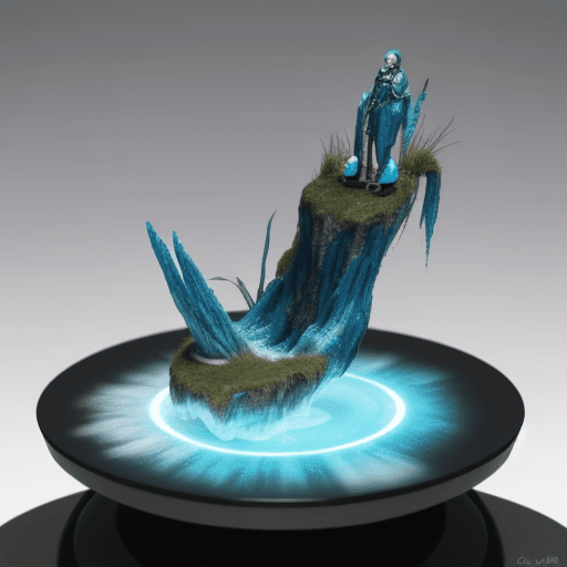 AI generated: jA RESIN CREATIVA, girando en 360 grados