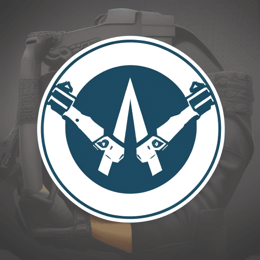 AI generated: A logo for an arms manufacturing company