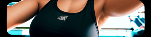 AI generated: selfie of a beauty  girl at a gym