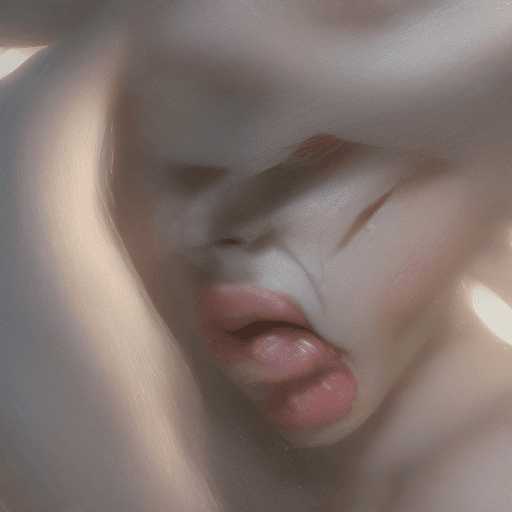 AI generated: Photo of a ultra realistic clitoris, very large puffy lips, sucking dick, masturbating, dramatic lig...
