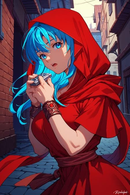 Reah/レア (Ys I) SDXL LoRA [Pony Diffusion]