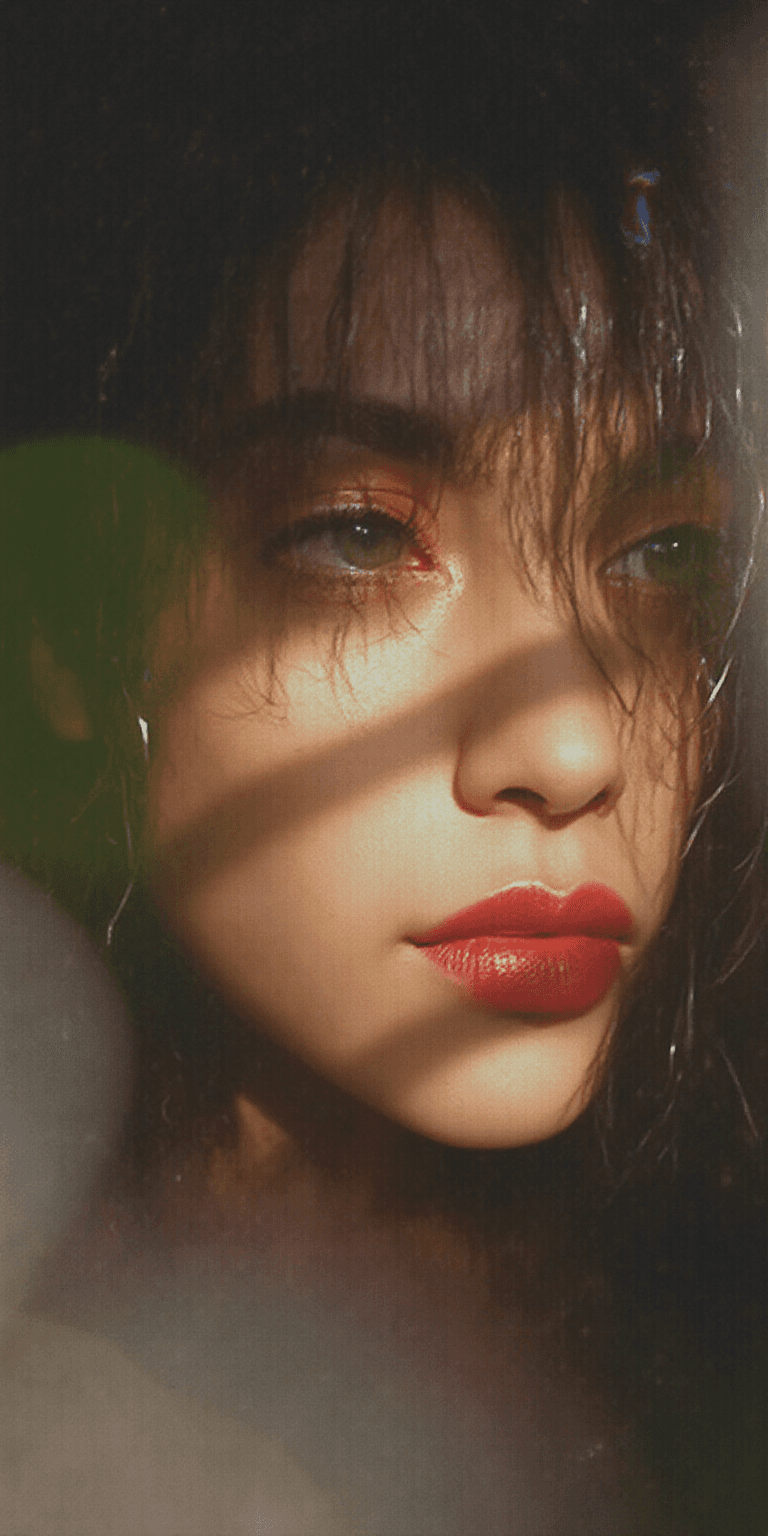 AI generated: Japanese Culture Style, Emotional Photos, 35mm film, Young Japanese Woman, 