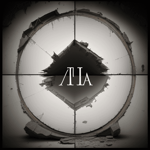AI generated: Generate a visual representation of text where the letters 'IA' are prominently displayed in a large...