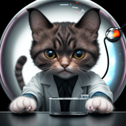 AI generated: Super realistic style, anthropomorphized cat expressions and actions, exaggerated techniques, with a...