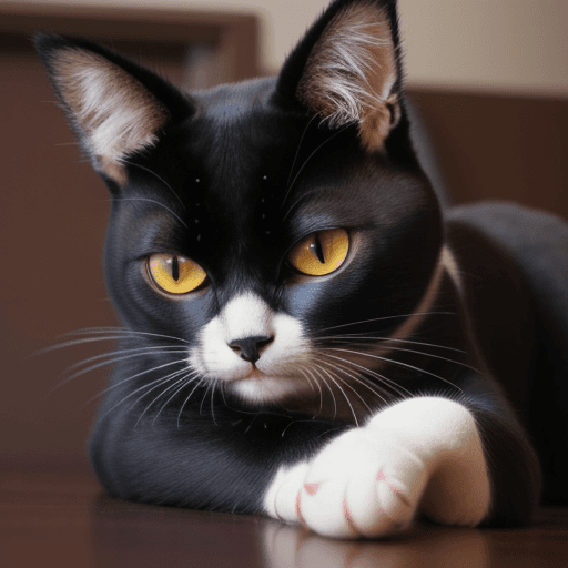 AI generated: Skull-cat