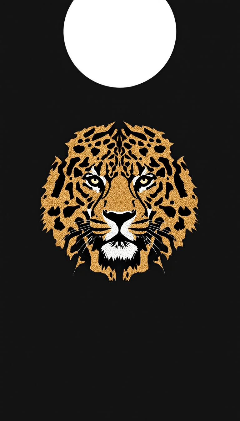 AI generated: minimalist animal print 