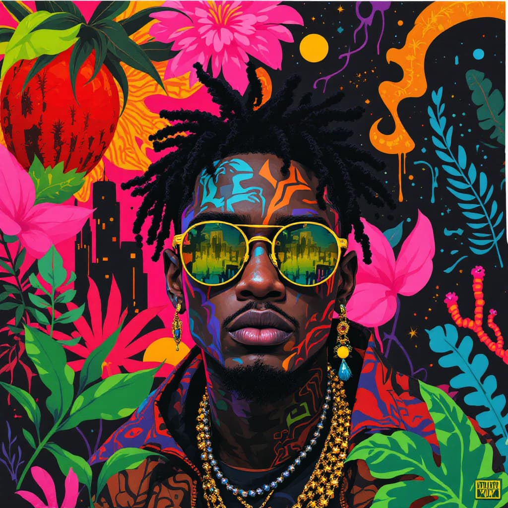 AI generated: Brazilian Phonk Art is a creative fusion that blends the aesthetics of the Phonk music genre with vi...