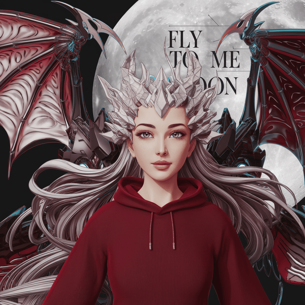 AI generated: {{Makoto Shinkai styled anime}}, adult woman, transforming into Evangelion Demonic Demon inspired me...
