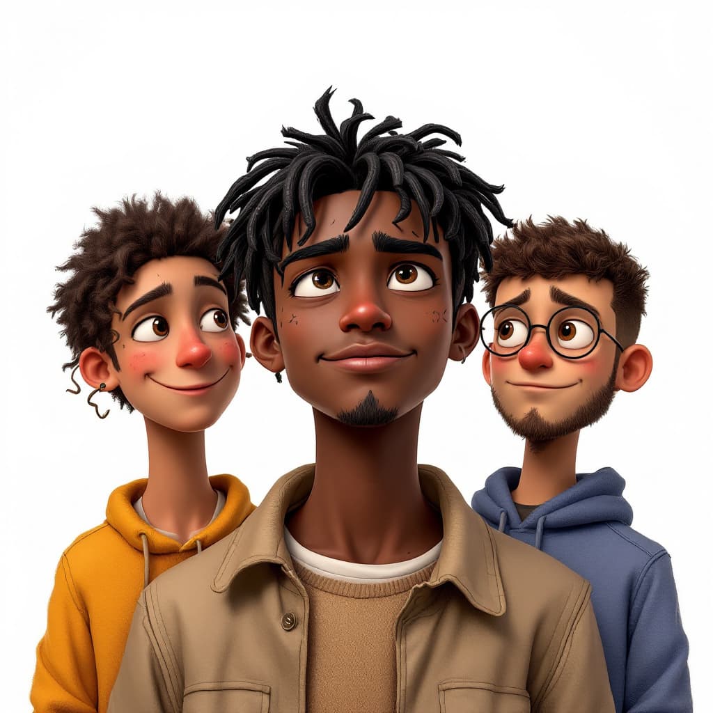 AI generated: A chocolate skin young web3 enthusiasts that seem curious, engaged with Web3 and AI topics, and pass...