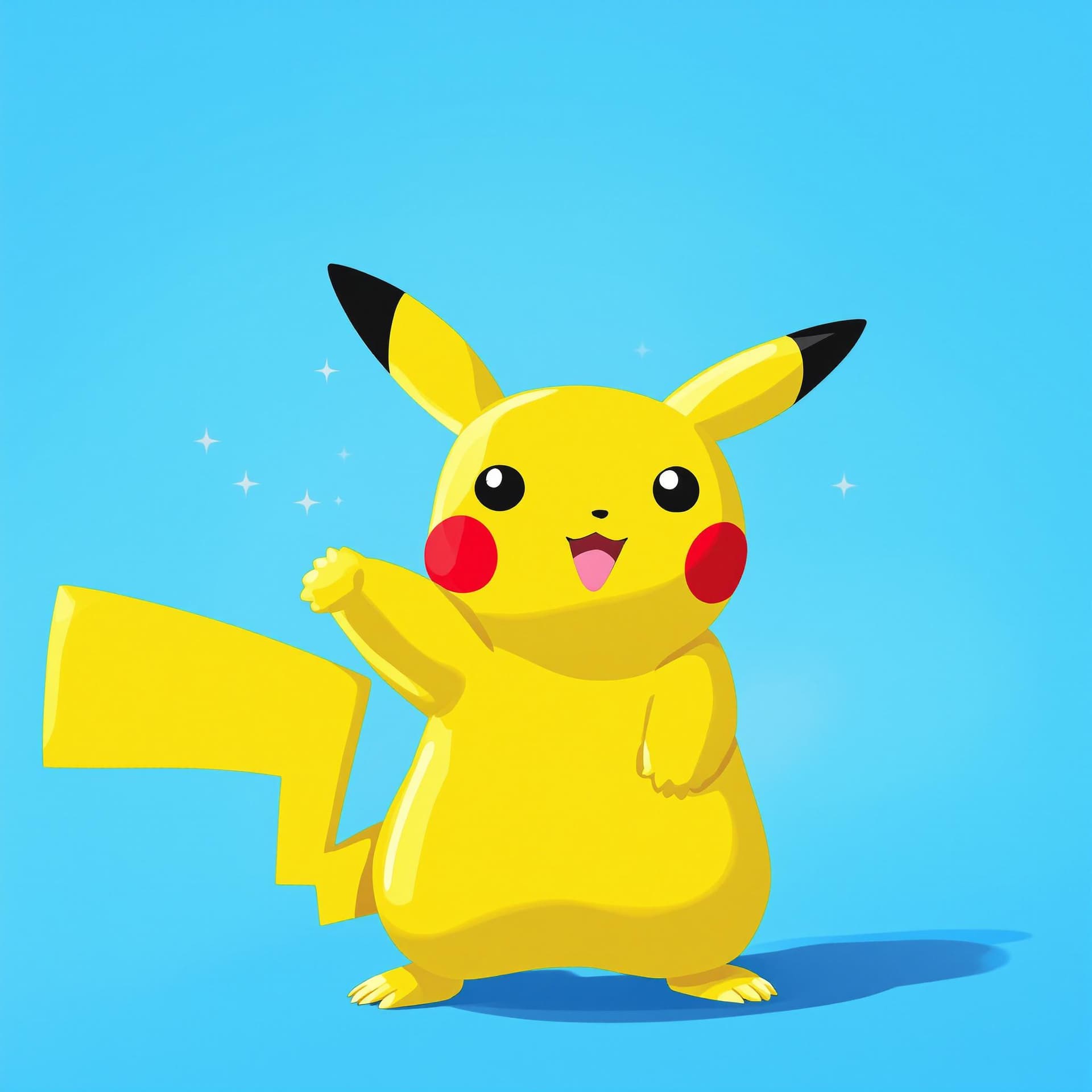 AI generated: Pikachu waving the spanish flag

