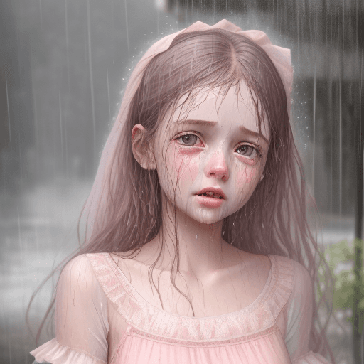 AI generated: Cute girl 18 years old in a pink lace dress, in the style of hyperrealism and photorealism, UHD imag...