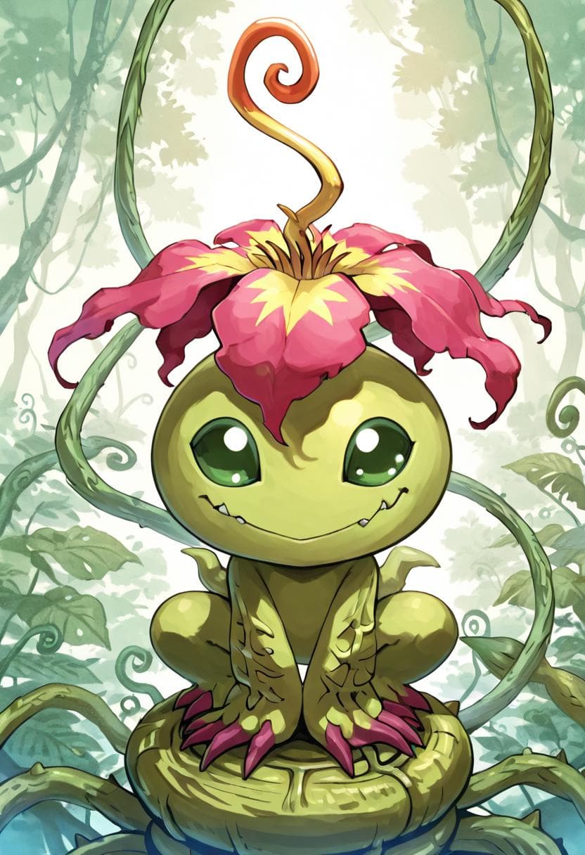 Palmon: Flower Friend | パルモン (Digimon) [Illustrious]
