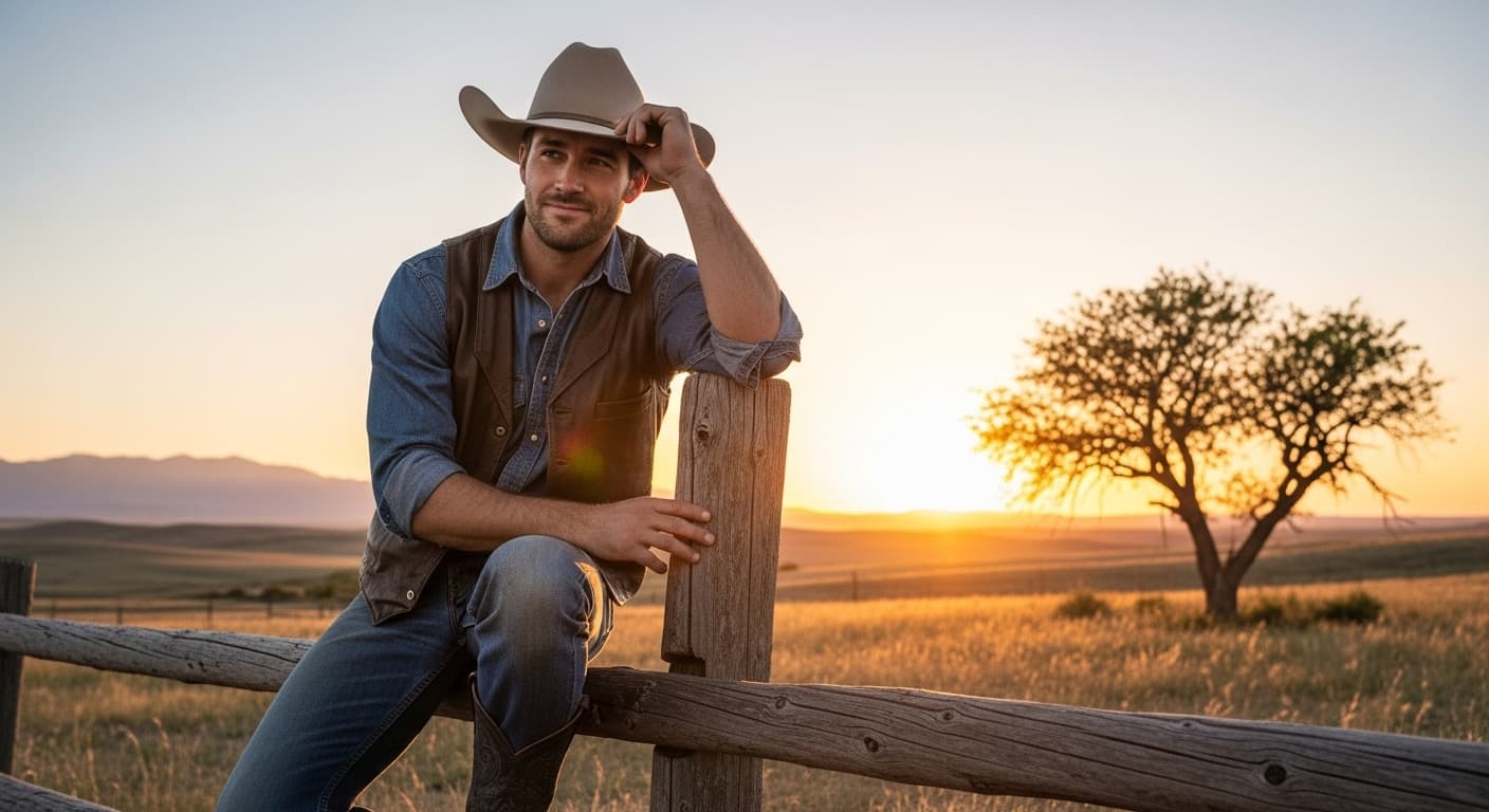 AI generated: The Cowboy in Love