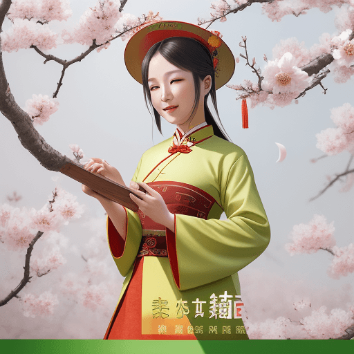 AI generated: Chinese traditional 24 solar terms,Spring begins, poster,  professional design, fresh picture, high-...