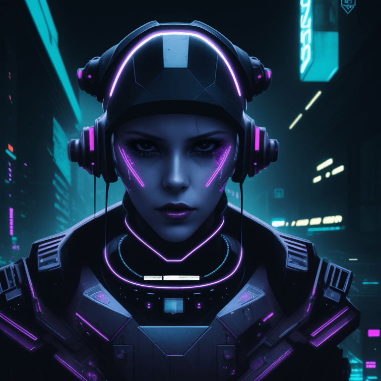 AI generated: Cyber punk photographic cinematic