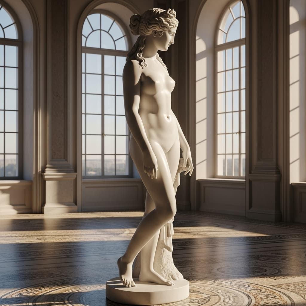 AI generated: a woman without clothes