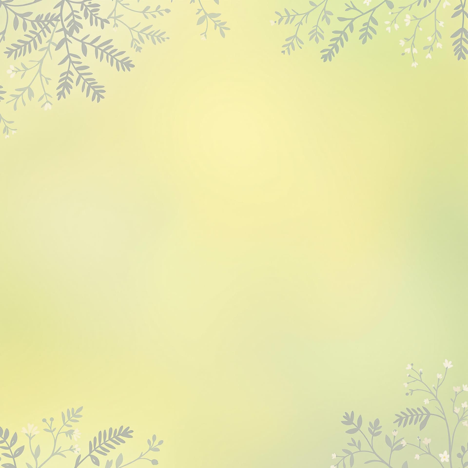 AI generated: smooth yellow-green background for the banner with small blurred decorations